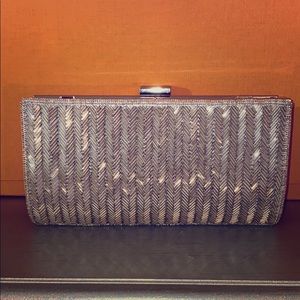 Nina Crystal Beaded Clutch